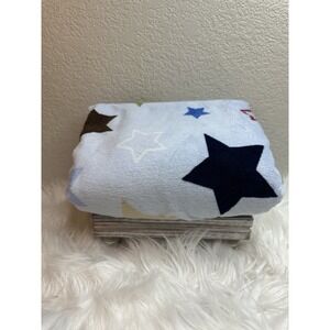 $31 🌙 Circo Target Blue Baby Blanket Stars Soft Lovey Fleece Sherpa‎ Back